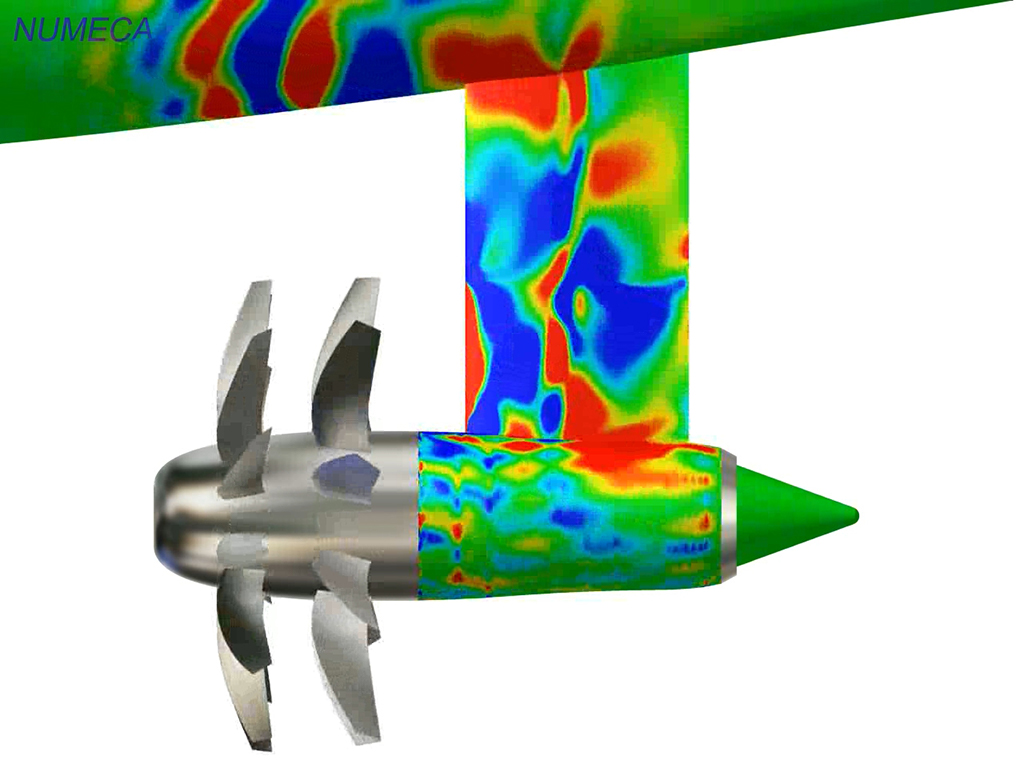 Figure 2: Static pressure difference on fuselage, pylon and nacelle